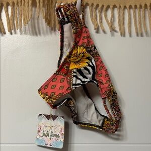 Luli Fama Multicolor Bikini Top